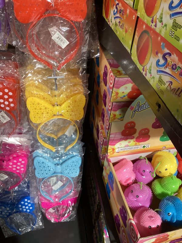 LED Bow with Stars Head Bopper (Each)