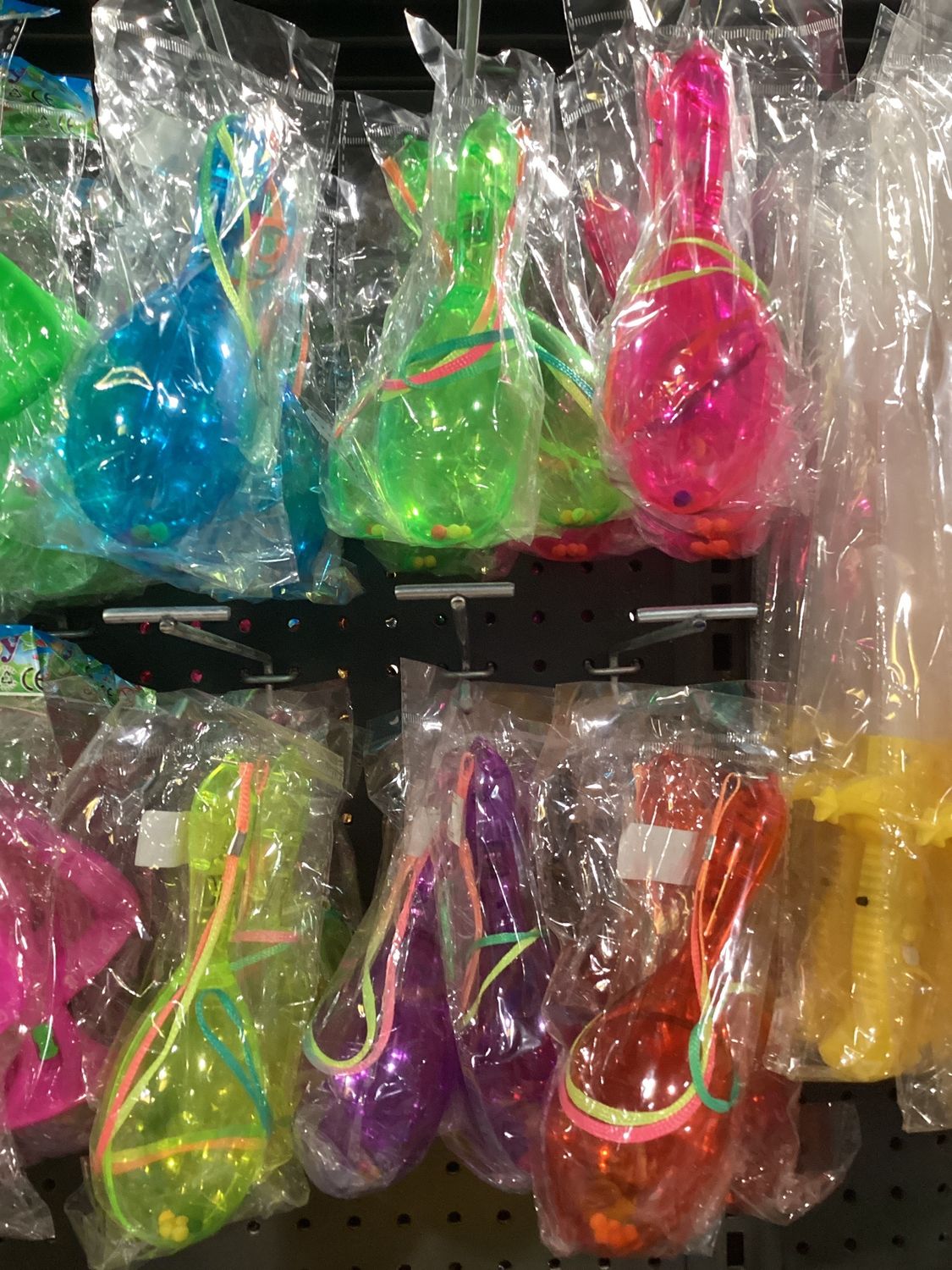 LED Maracas Necklace 6" - Assorted Colors (Each)