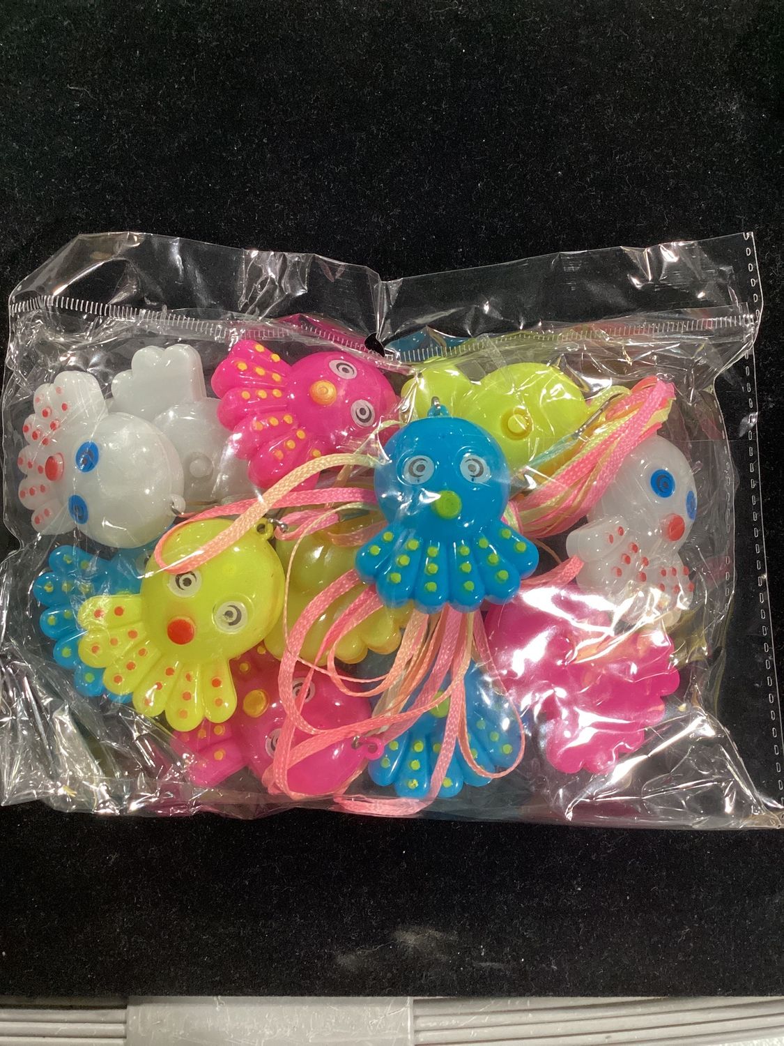 LED Octopus Necklace - Assorted Colors (Dozen)