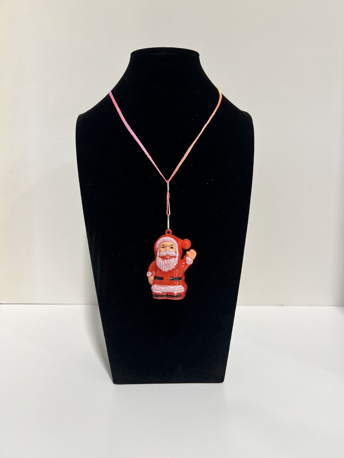 LED Santa Necklace (Dozen)