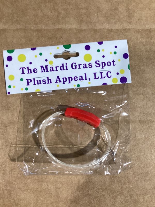 LED Red Bracelet with Hearts (Each)