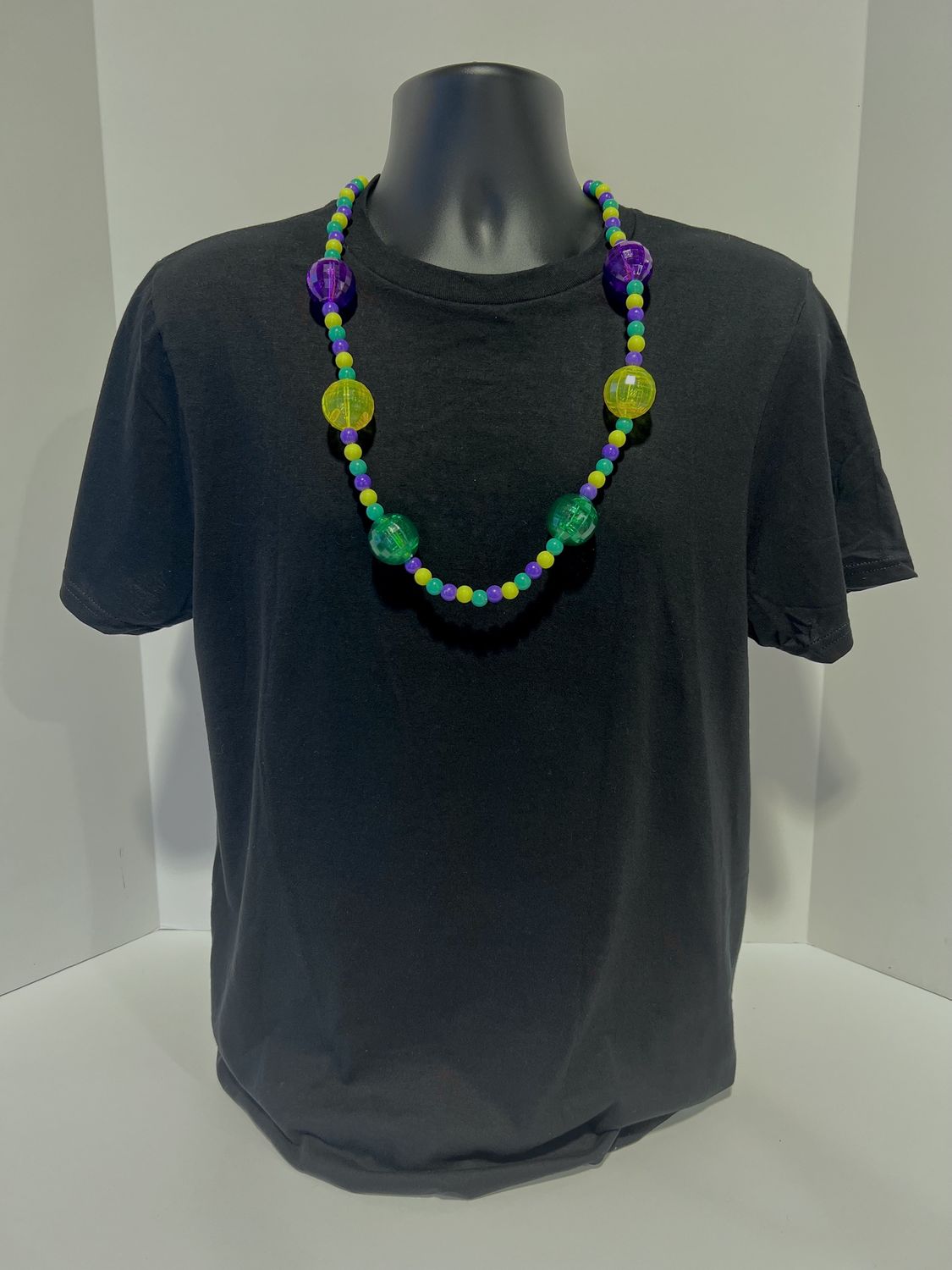 LED Purple, Green, and Yellow Bulb Necklace (Each)