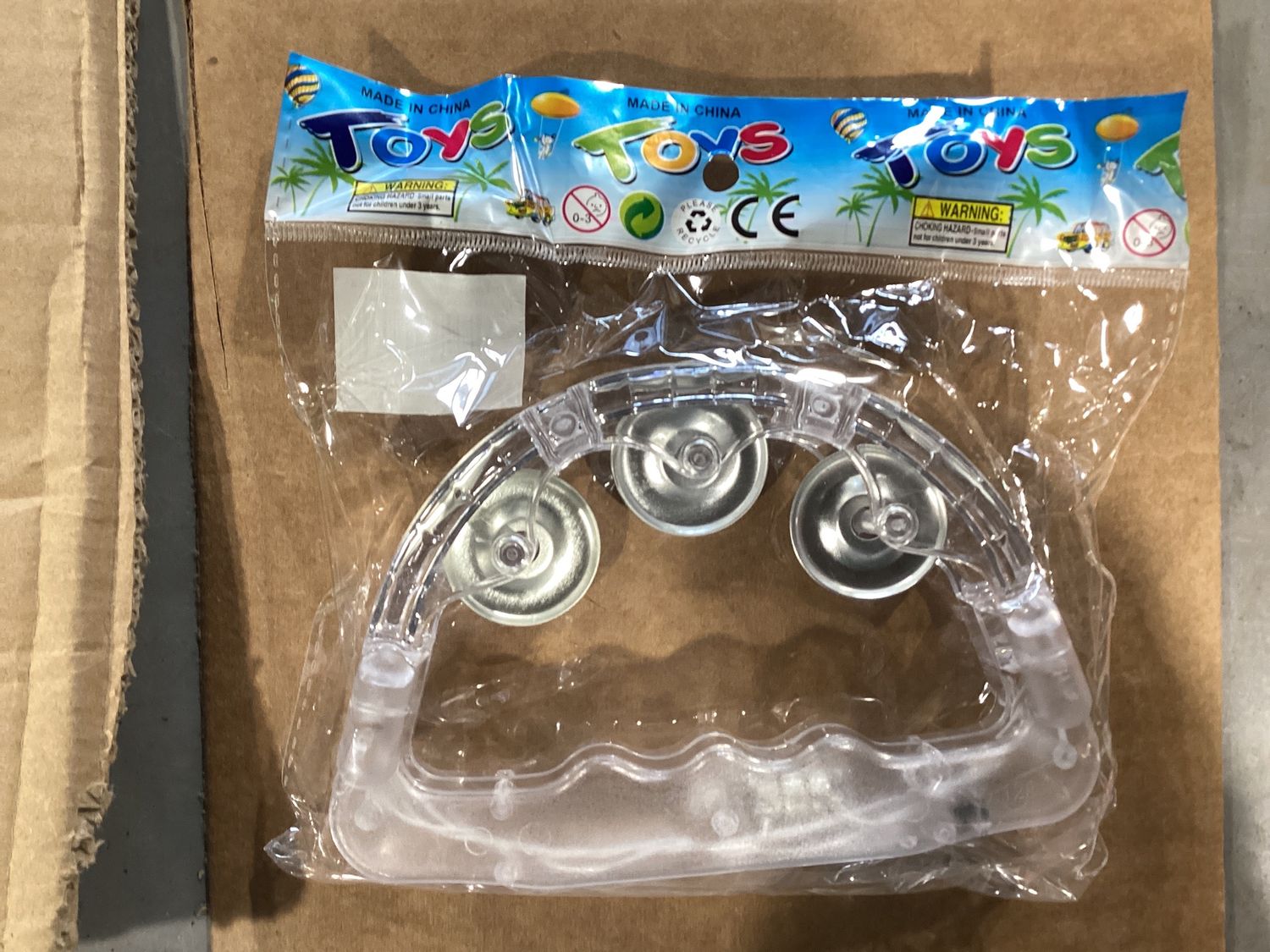 LED Small Tambourine - 6.5" x 4" (Each)