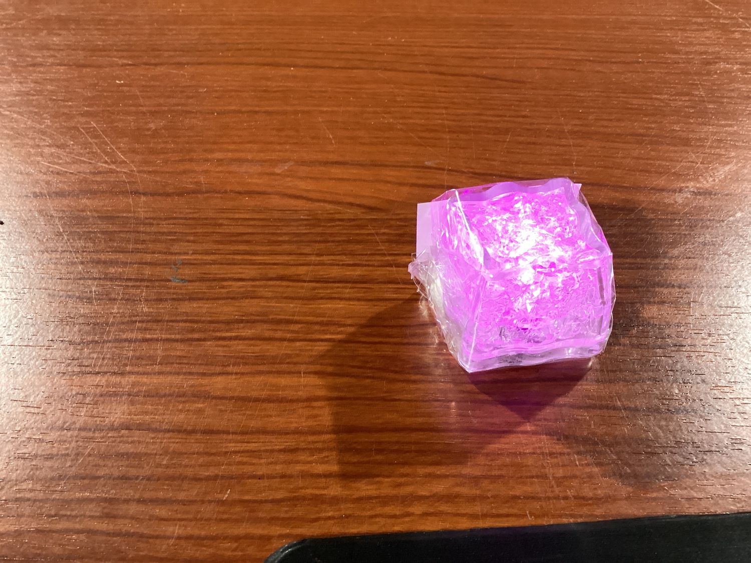 LED Pink Ice Cube (Each)