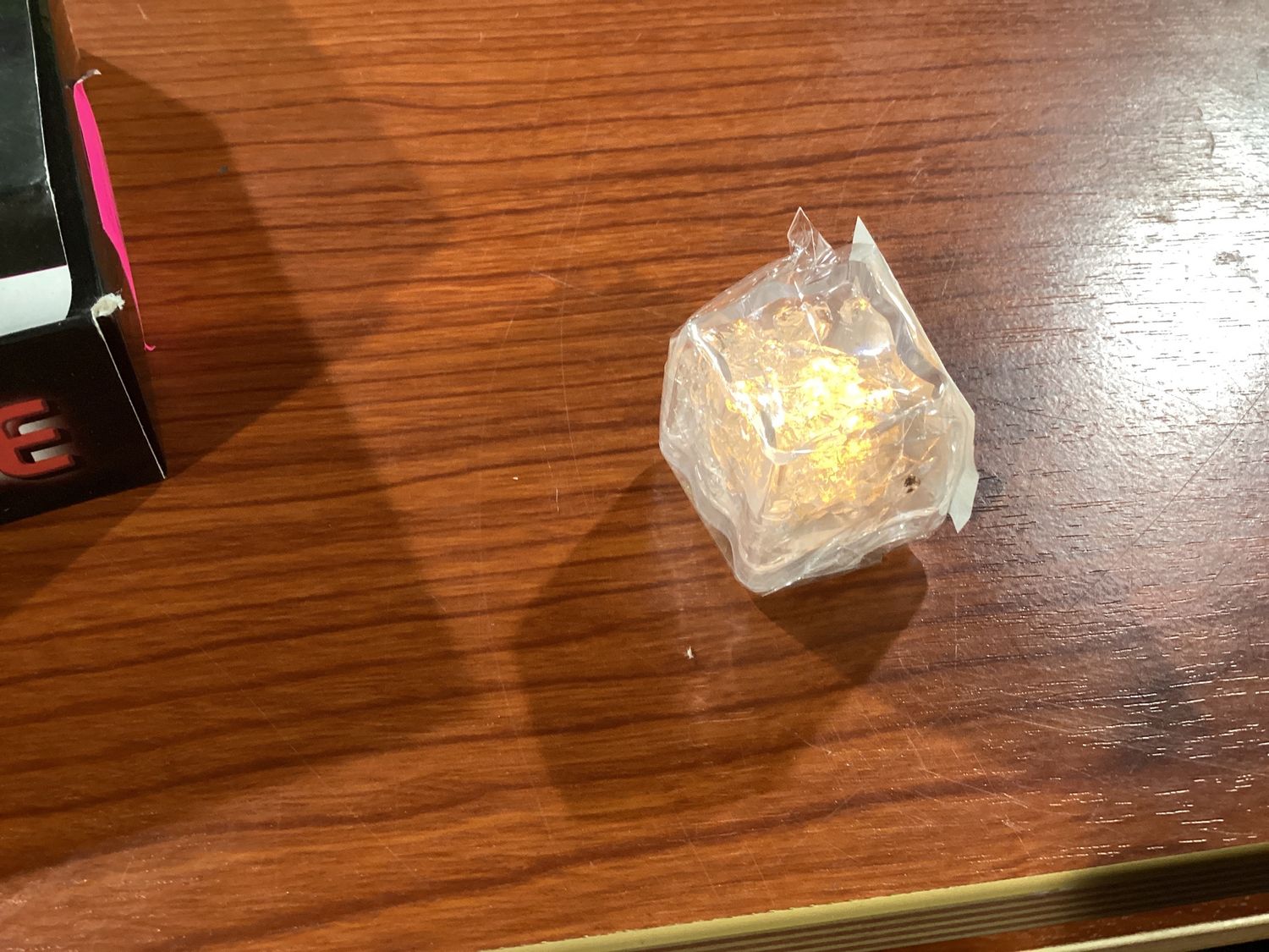 LED Yellow Ice Cube (Each)