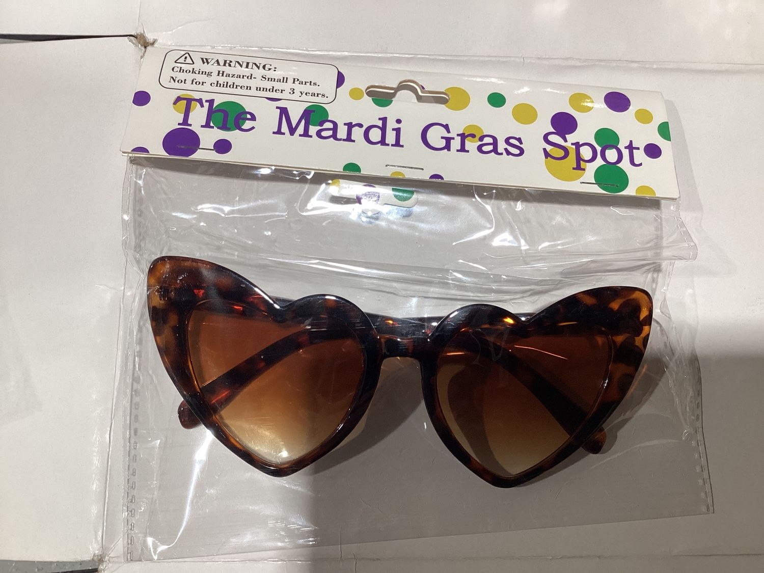 Leopard Heart Cat-Eye Sunglasses (Each)