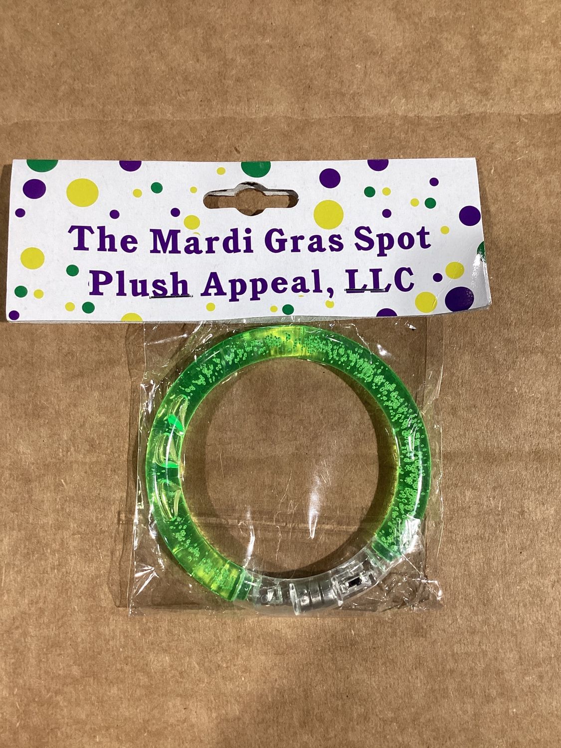 Lime Green LED Bangle Bracelet (Each)