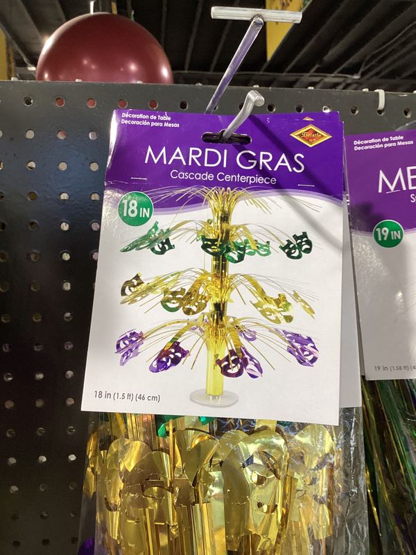 Mardi Gras Cascade Centerpiece 18" (Each)