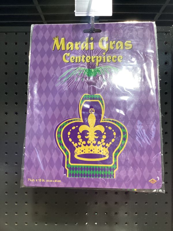 Mardi Gras Centerpiece 15" (Each)