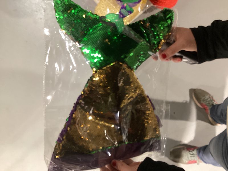 Mardi Gras Mermaid Tail Hat (Each)