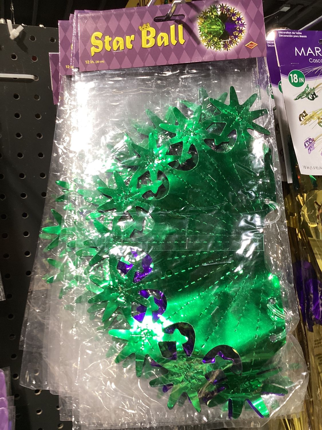 Mardi Gras Star Ball 12" (Each)