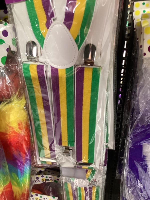 Mardi Gras Suspenders (Each)