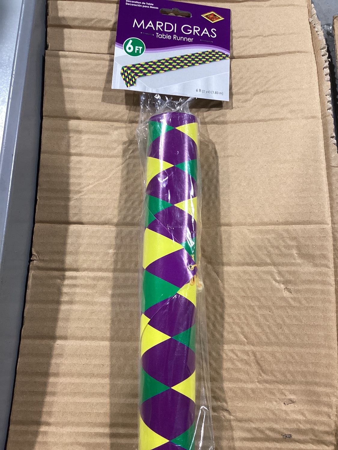 Mardi Gras Table Runner 11" x 6' (Each)