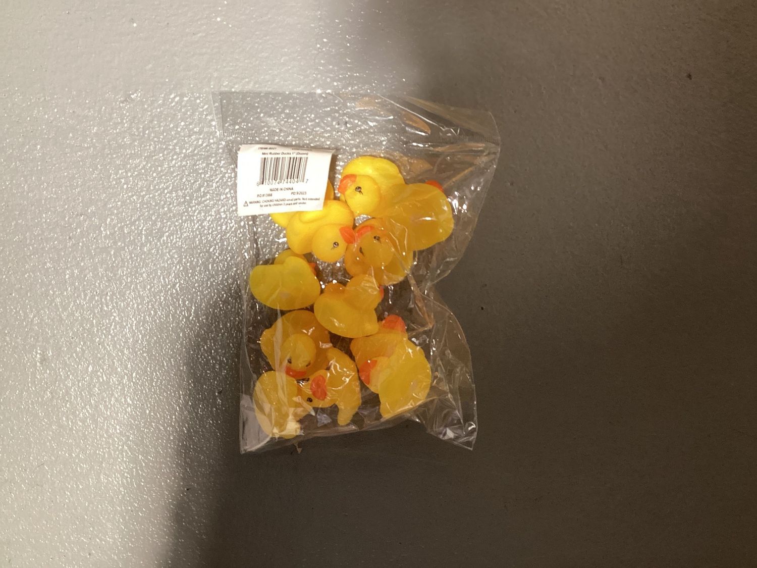 Mini Rubber Ducks 1" (Dozen)