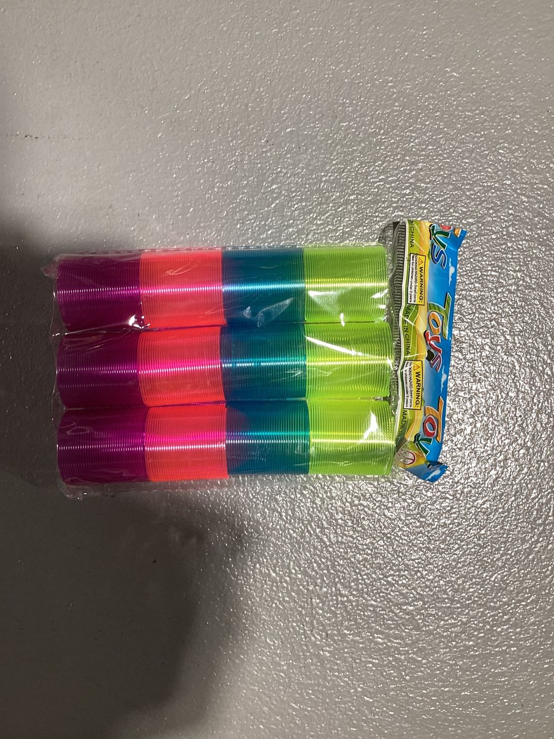 Miniature Neon Colored Spring - 4 Colors (Dozen)