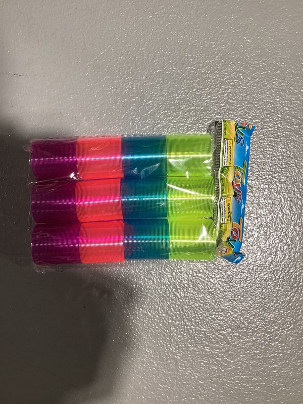 Miniature Neon Colored Spring - 4 Colors (Dozen)