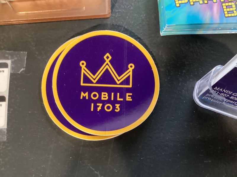 Mobile Mardi Gras Stickers - Mobile 1703