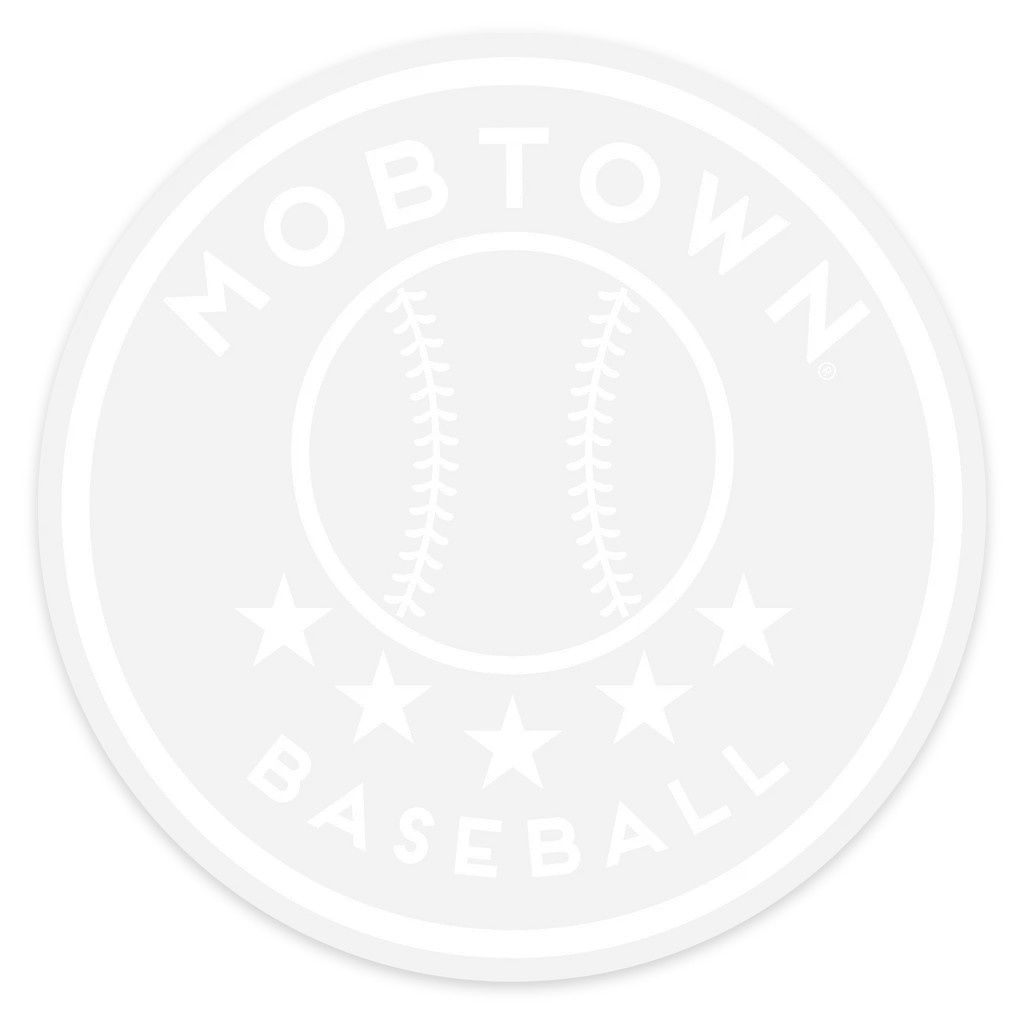 mobtown® Baseball Clear Sticker