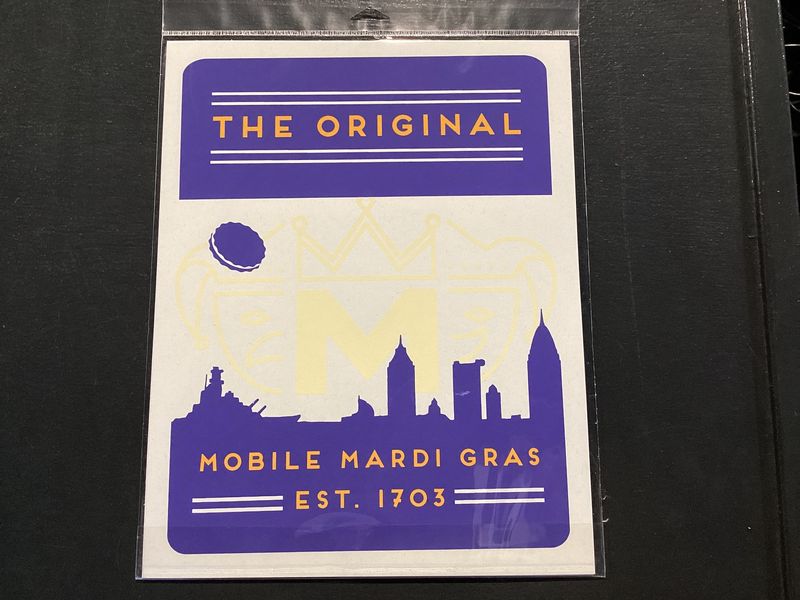 Mobile Mardi Gras Print