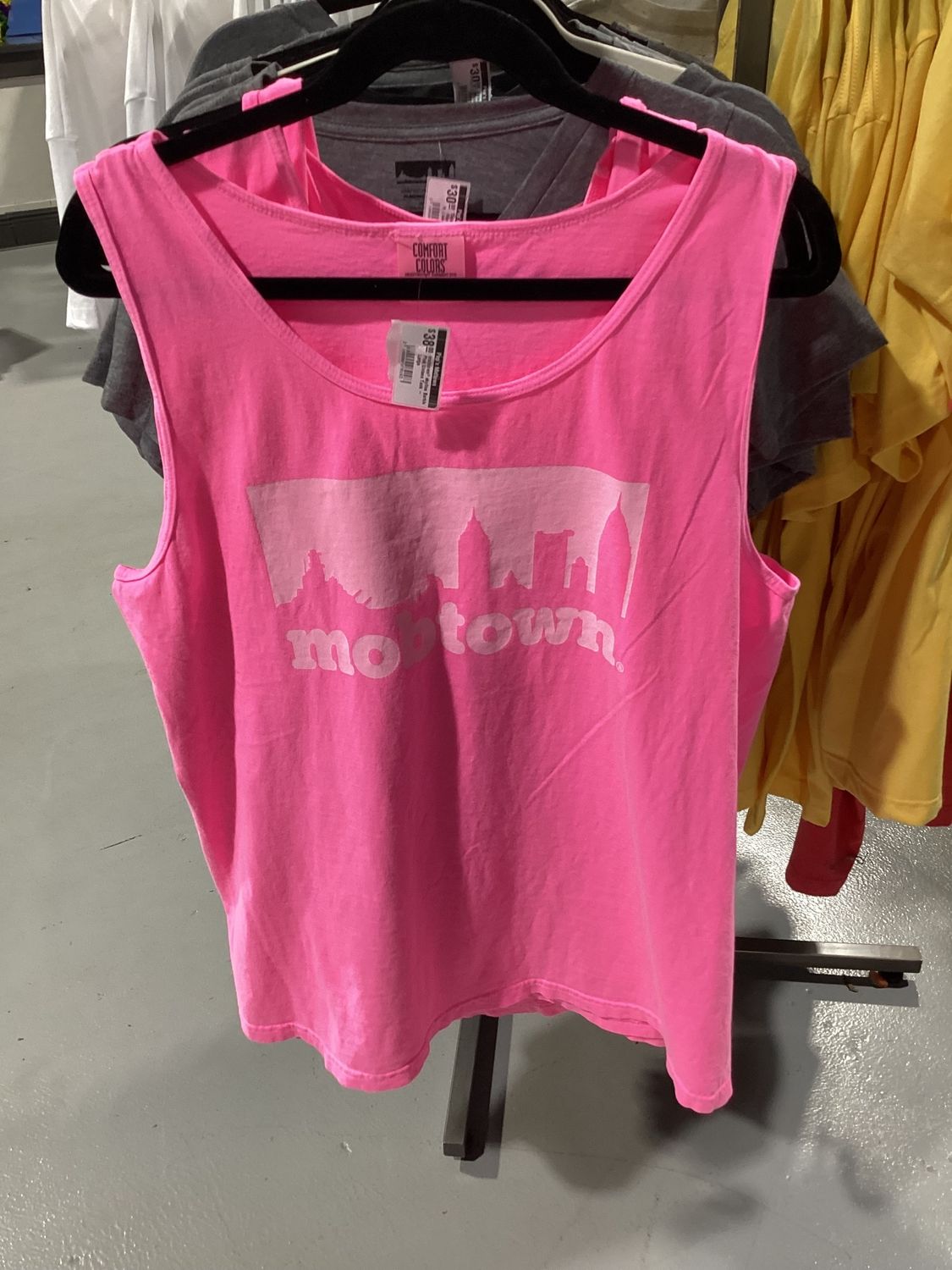 mobtown® skyline Barbie Pink Unisex Tank - Small