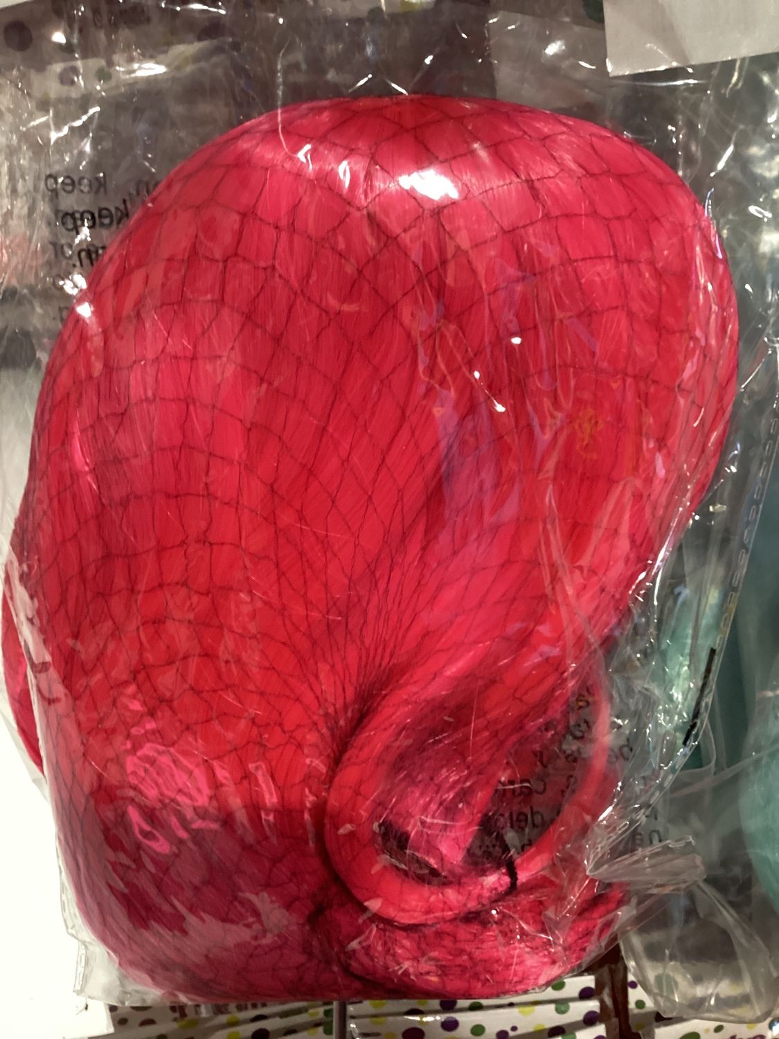 Neon Pink Bob Wig (Each)