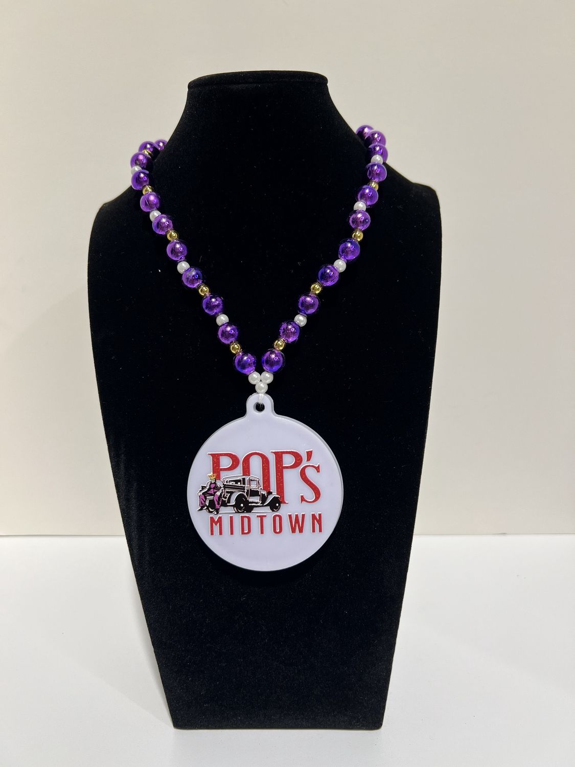 New Style Pop's Midtown Mardi Gras Plastic Medallion (Dozen)