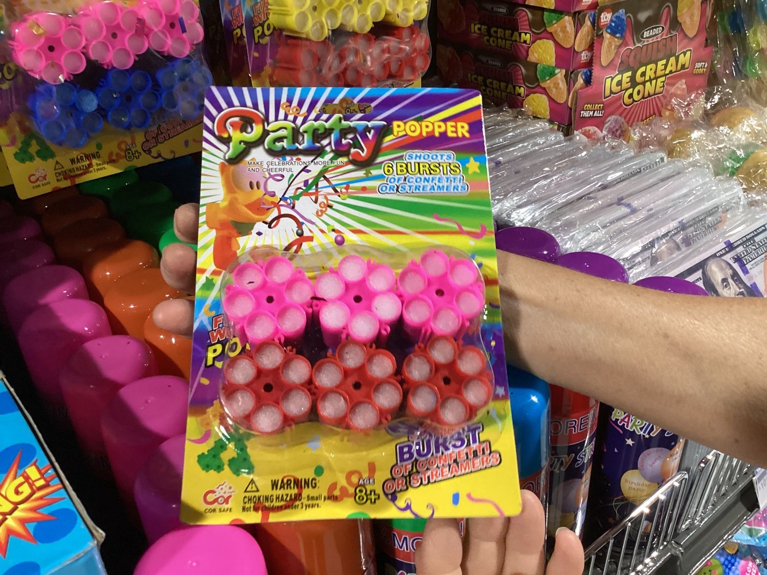 Party Popper Confetti Burst Refill Pack (Each)