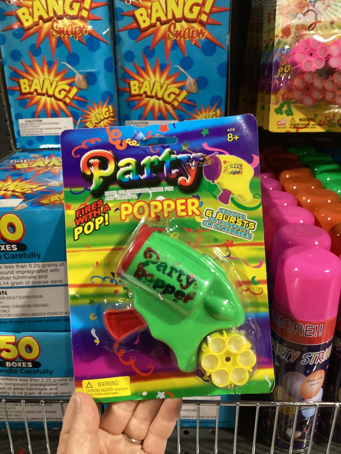 Party Popper Confetti Burst (Each)