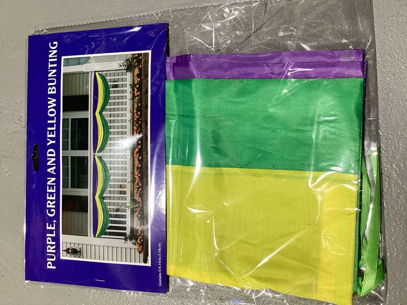 PGG Fabric Bunting - 5' x 10" (Each)