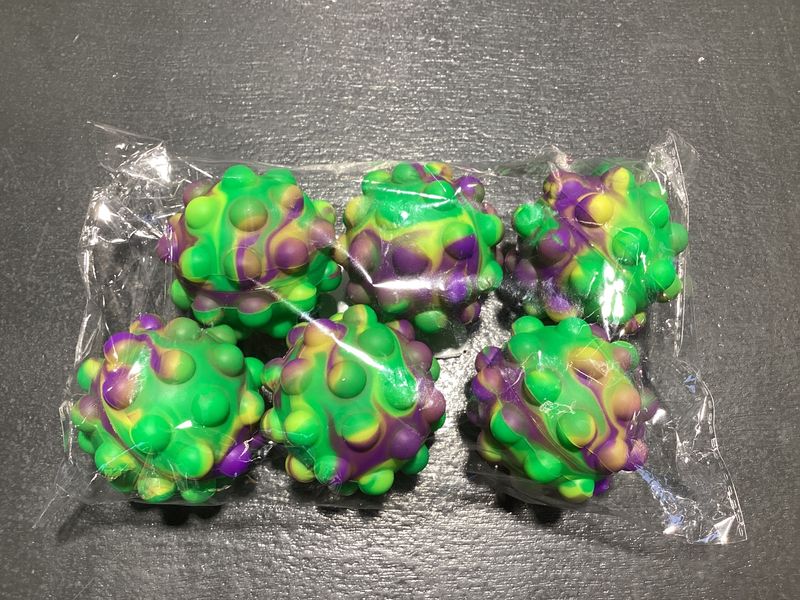 Pop It Fidget Ball (Pack of 6)