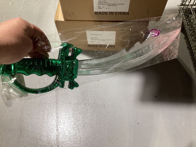 Pirate Sword - Assorted Colors (Each)