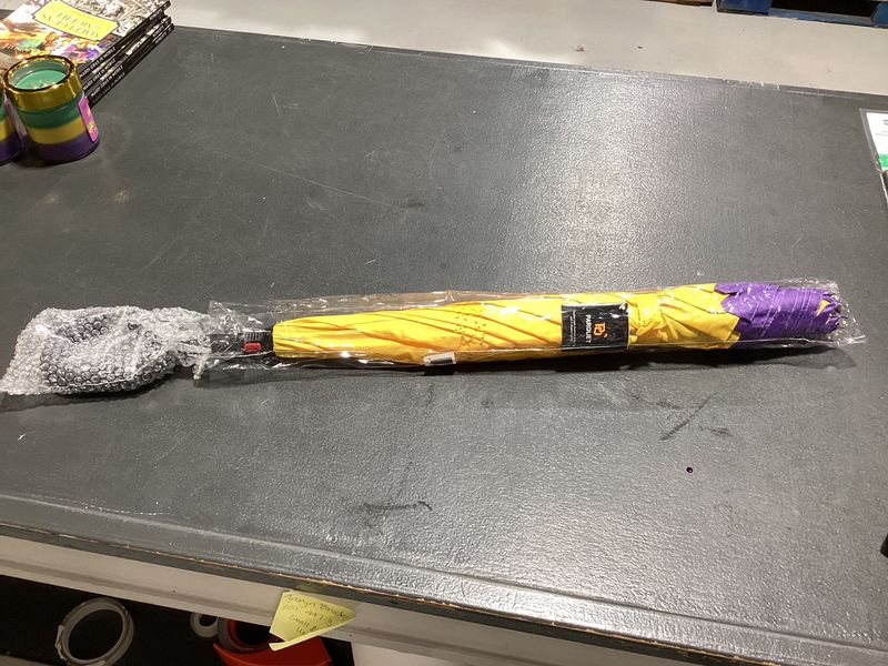 Purple &amp; Gold Inverted 31" Umbrella (Each)