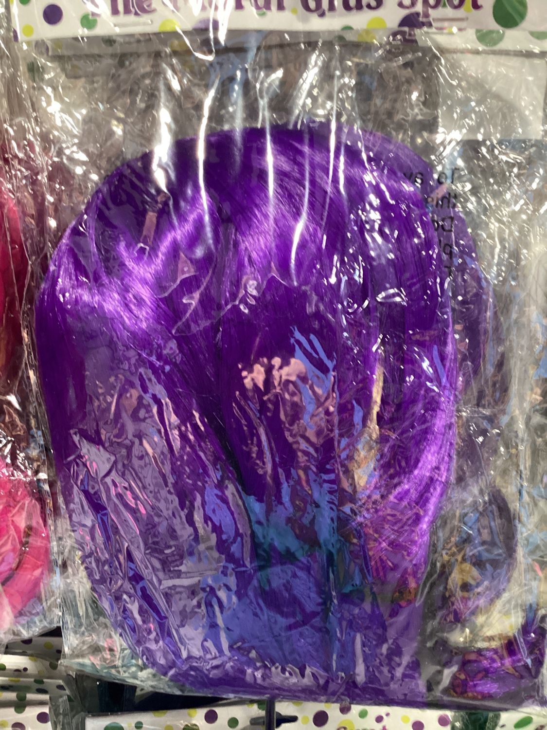 Purple Bob Wig (Each)