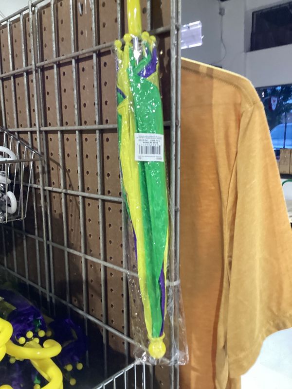 Purple, Green and Gold Umbrella 14.5&quot; (Each)