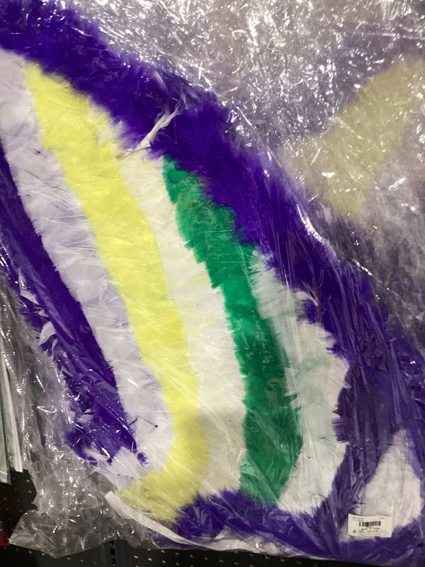 Purple, Green and Gold Wings 22" x 23.5" (Each)