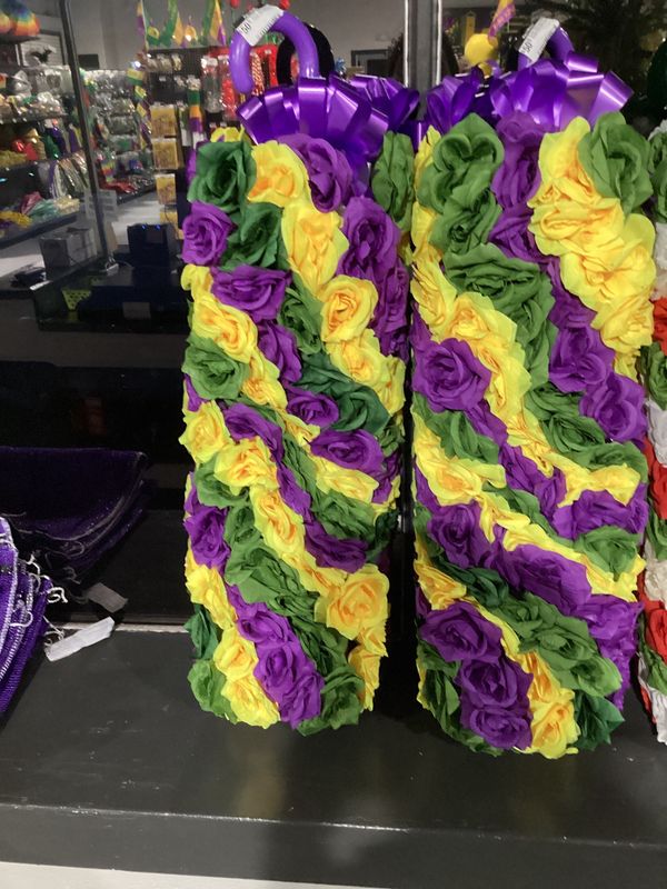 Purple, Green and Yellow Flower Cane (180 Flowers)