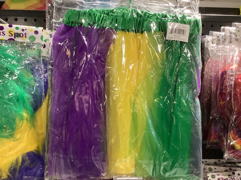 Purple, Green, and Yellow Tutu (Each)
