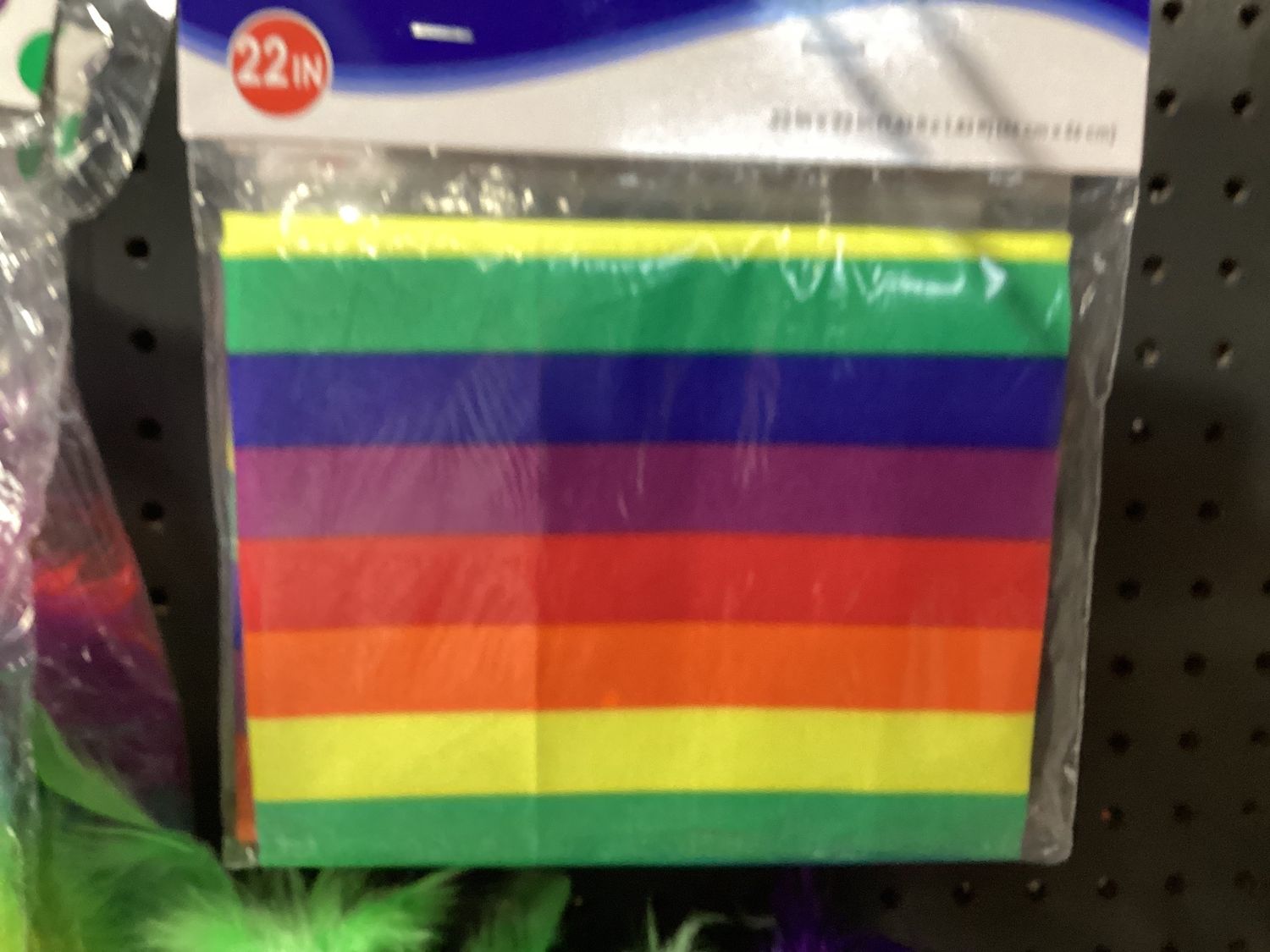 Rainbow Bandana 22" x 22" (Each)