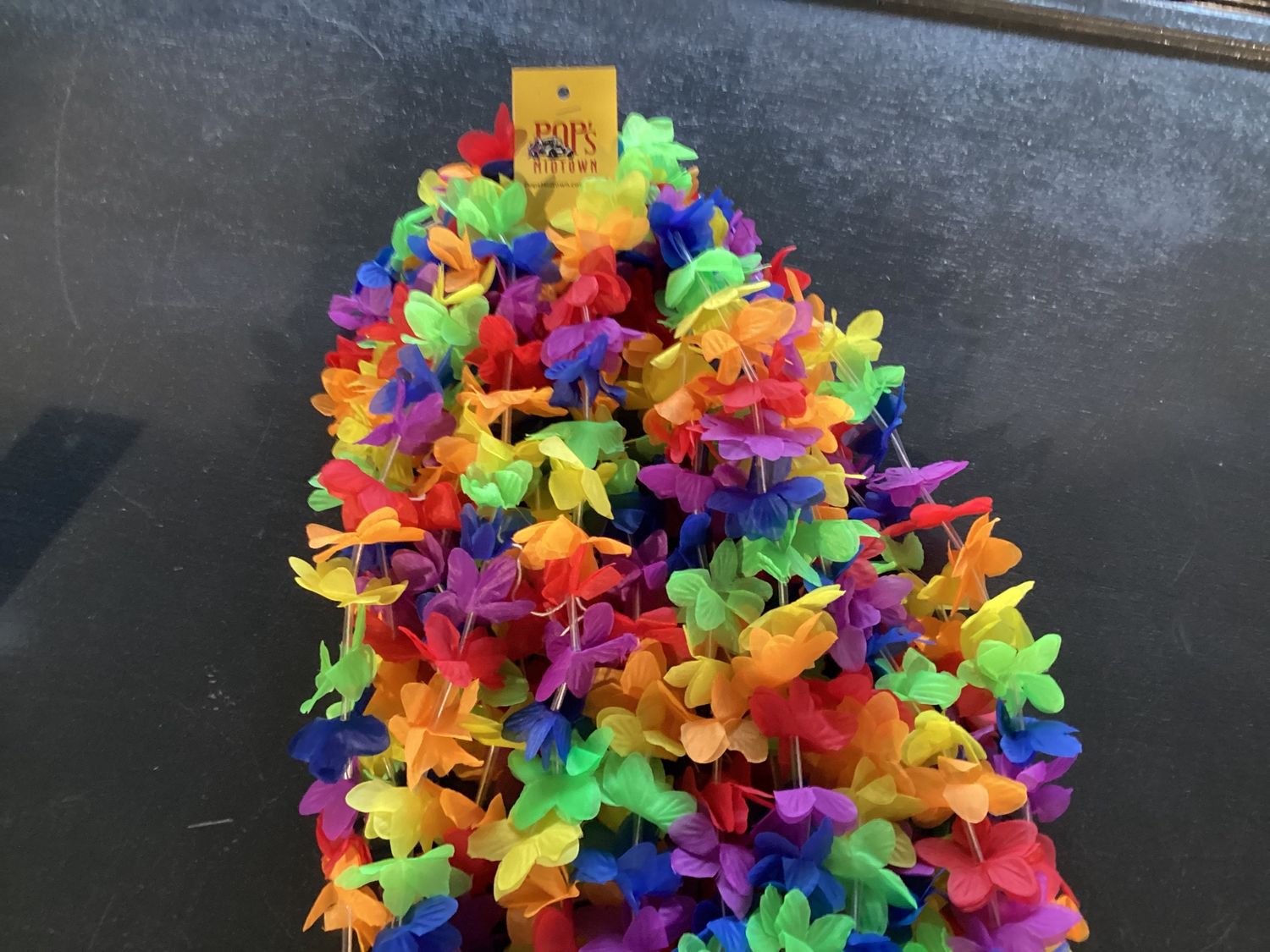 Rainbow Flower Lei (Dozen)