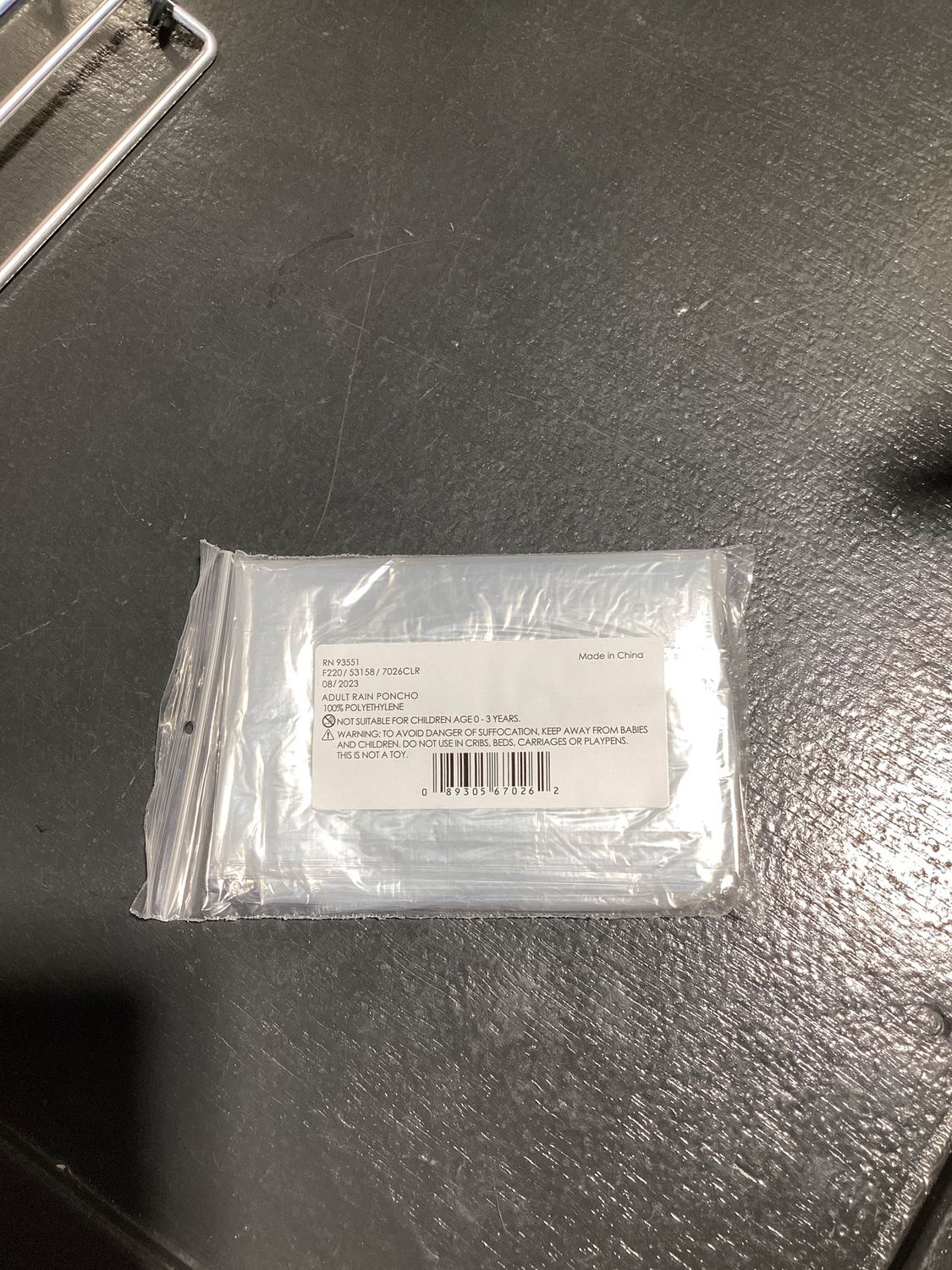 Rain Poncho