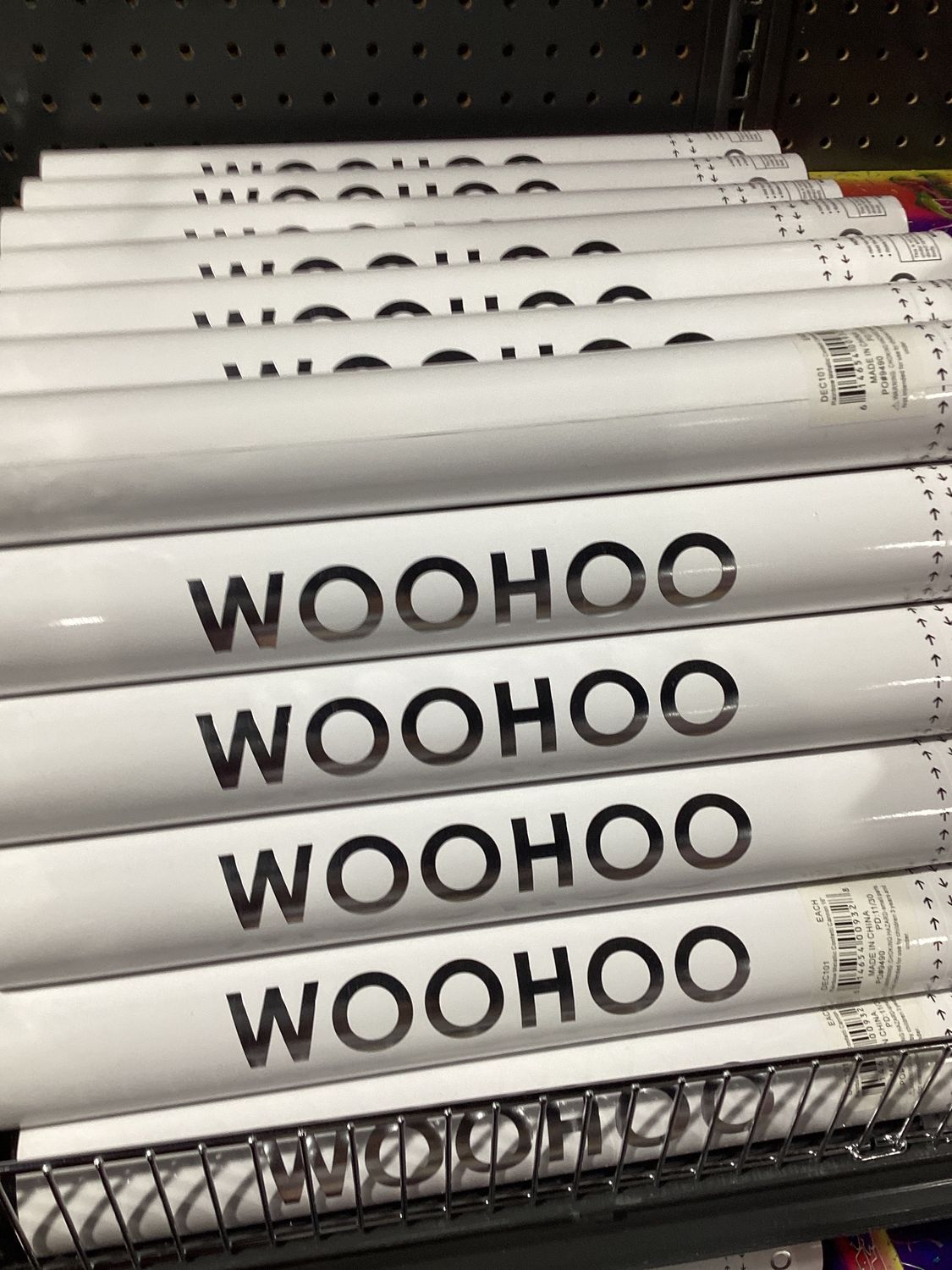 Rainbow Metallic Confetti Cannon 16" (Each)