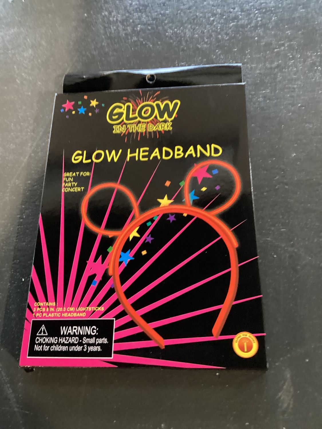 Red Glow Headband (Each)