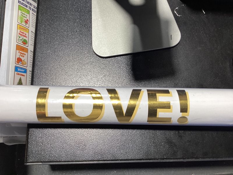 Rainbow Metallic Heart Confetti Cannon 16" (Each)