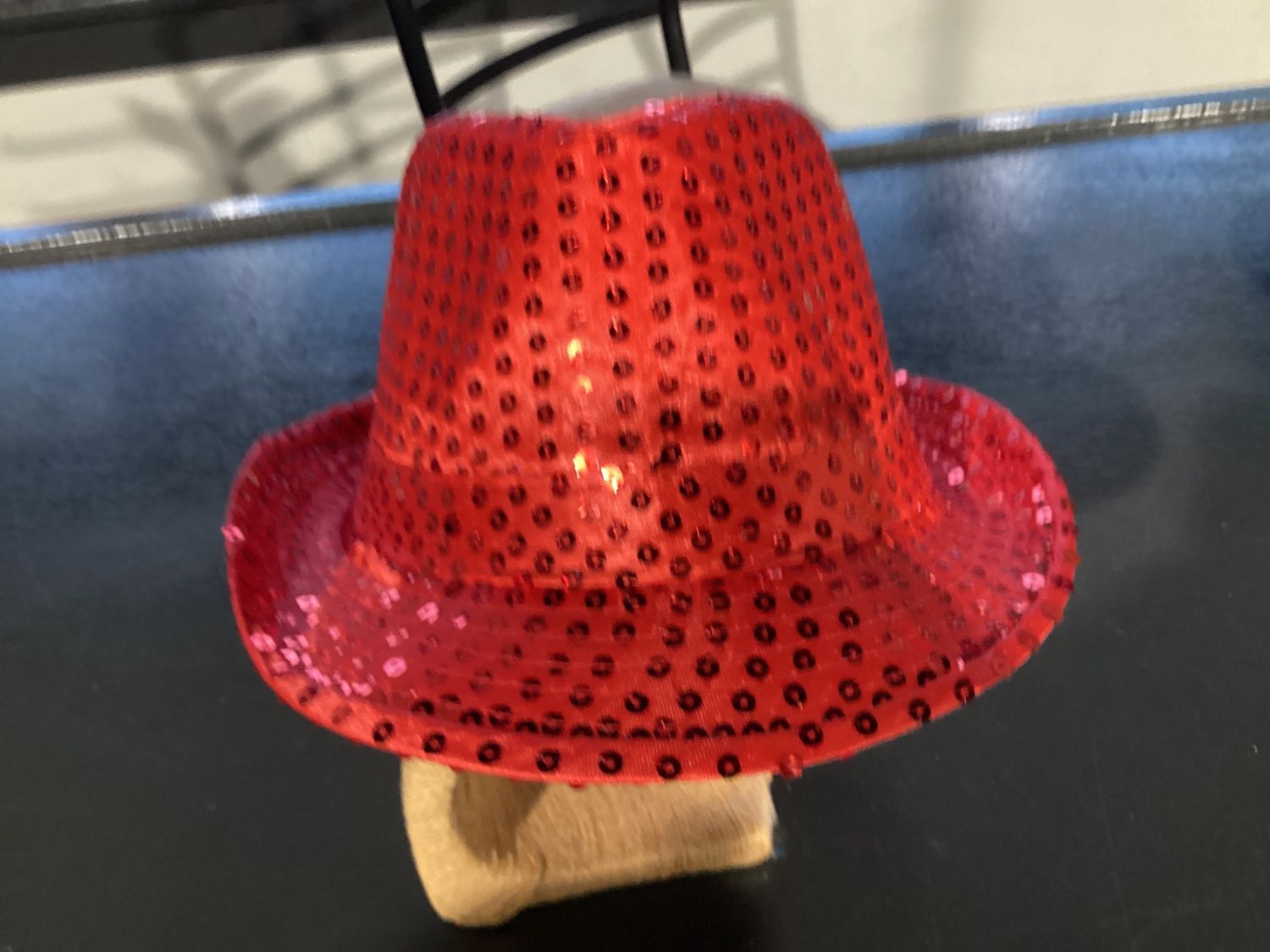 Red Sequin Fedora (Each)