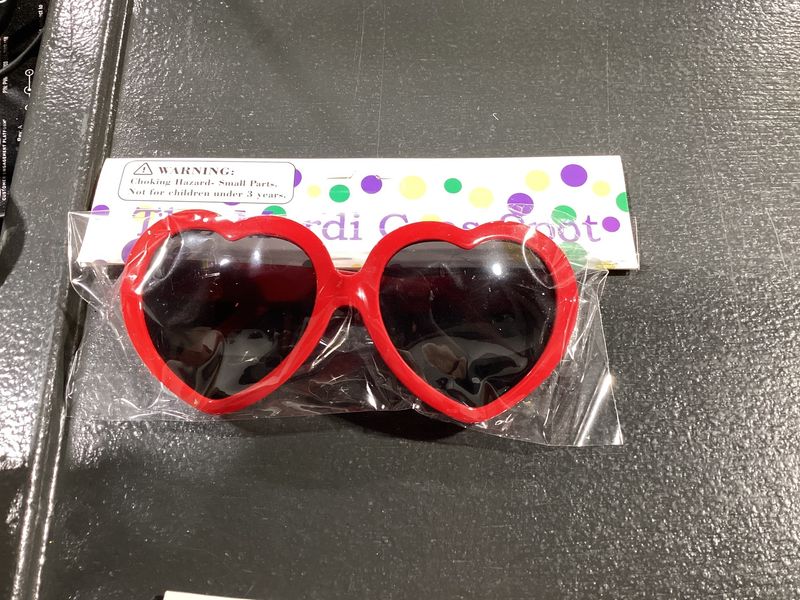 Red Heart Shaped Sunglasses (Each)