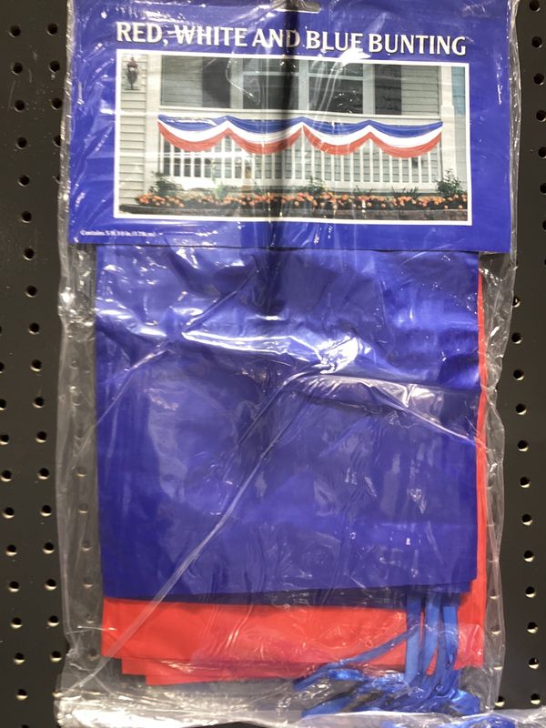 Red, White and Blue Bunting (Each)