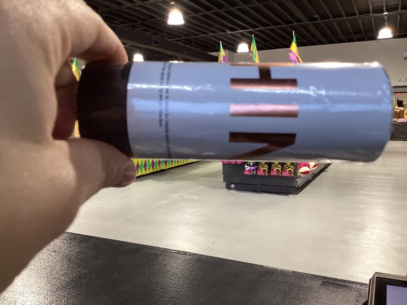 Rose Gold Confetti Burst 4.25" (Each)