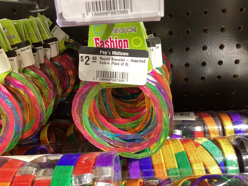 Round Bracelet - Assorted Colors (Pack of 6)