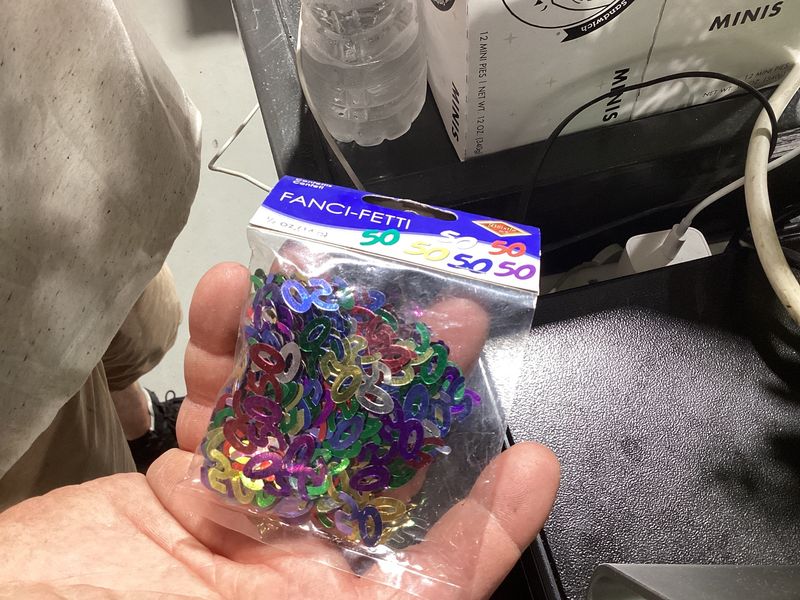 Silhouettes Fanci-Fetti "50" .5oz (Pack)