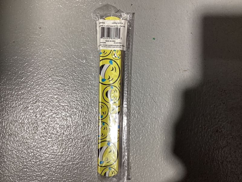 Slap Bracelets - Assorted Design and Colors (Pack of 25)